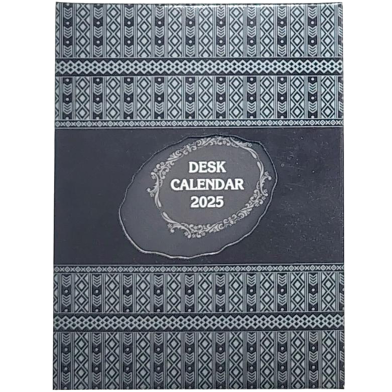 Hearts Desk Calendar - 2025 - Black image