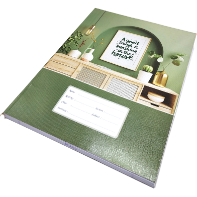 Hearts Floral Binding Khata English 120 Page image