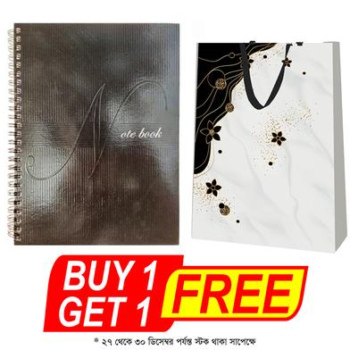 Hearts Lined Notebook with One pcs Gift Bag Big free