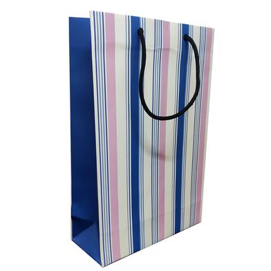 Hearts Smart Gift Bag Small Stripe - 01 Pcs (Blue Color-Any Design) image