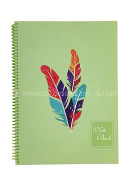 Hearts Styles Notebook - Green Color image