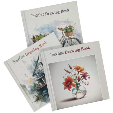 Hearts Travelers Drawing Book (Any Designe) image