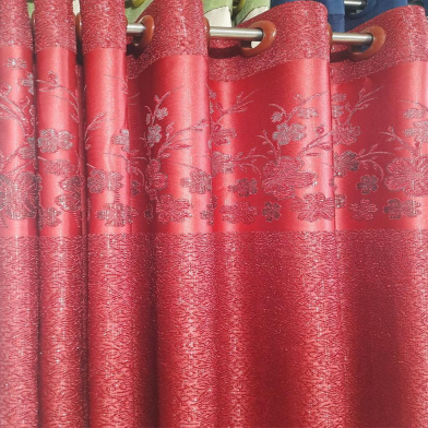 Heavy and Durable Chinese Curtain For Door And Windows 6 Kuchi 12 Eyelets image