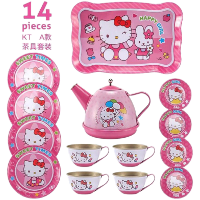 Hello Kitty Girl new Tea Party Cooking Toy Play Gift Set image