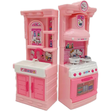 Hello Kitty Kitchen Set Light And Music Cabinet image