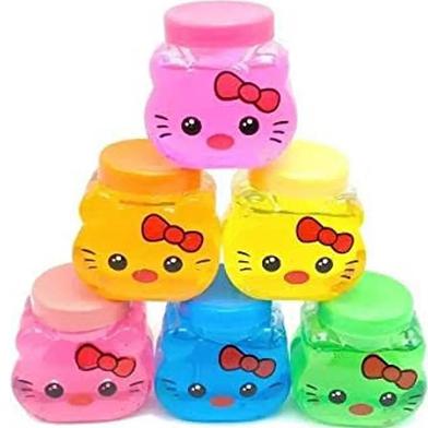 Hello Kitty crystal DIY Non Toxic Interesting Mud Slime - 12 pieces image