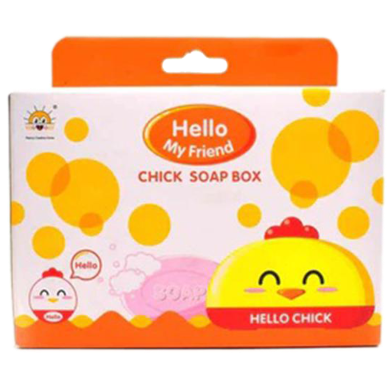 Hello My Friend Chick Soap Box image