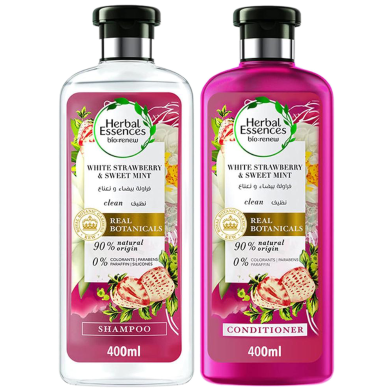 Herbal Essences Clean White Strawberry and Sweet Mint Shampoo 400 ml image