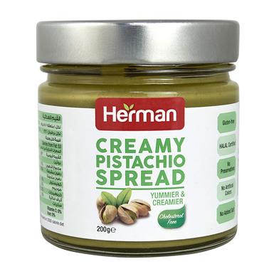 Herman Creamy Pistachio Spread Jar 200gm (UAE) image