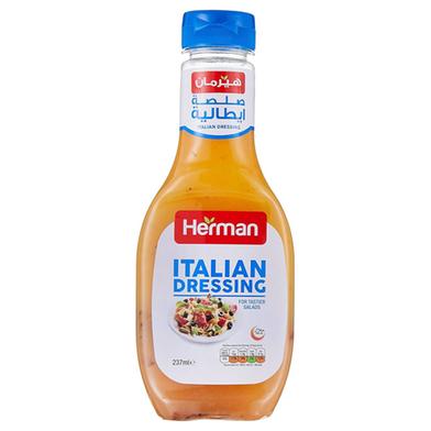 Herman Italian Salad Dressing Bottle 237ml (UAE) image