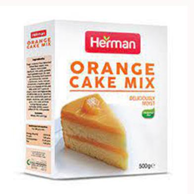 Herman Orange Cake Mix BIB 500gm (UAE) image