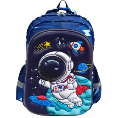 High Quality Astronaut Lightweight 3D School Backpack Large Capacity School Bags For Kids image