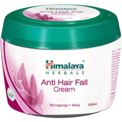Himalaya Anti-Hair Fall Cream, Reduces Hair Fall and Improves Hair Conditioning, Non Sticky Oil Replacement Hair Cream with Bhringraja and Amla for Women and Men - 100 ml image