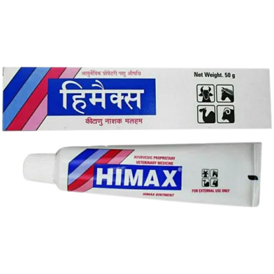 Himax Ointment Ayurvedic Veterinary Medicine Creme 50G image