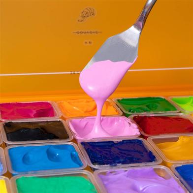 HIMI Gouache Paints Set 18/24colors 30ml Jelly Cup Watercolor