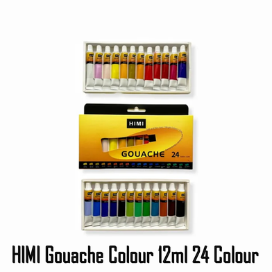 Foska 12 Colors X 12ml Non Toxic 12PCS Gouche Color Paint Set