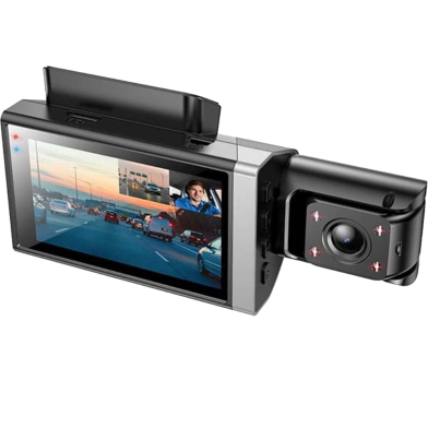 Hoco D164 3 Cameras Driving Recorder image