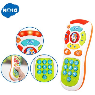 Buy Hola TV Remote Toy for Kids Musical Learning Toy for Children Smart  Interactive Toy Online 