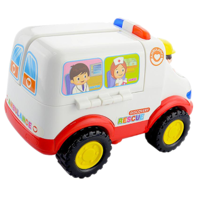 Hola 836 Ambulance Car Toy with Music And Lights image