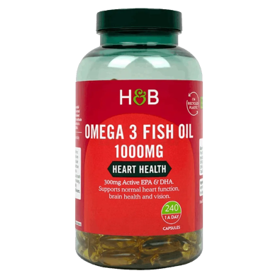 Holland And Barrett Omega 3 Fish Oil 1000mg - 240 Capsules image