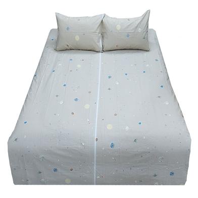 HomeTex Bed sheet Radium Galaxy image