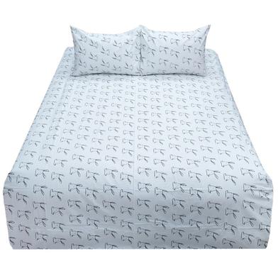 Hometex Bed Sheet Buny White image