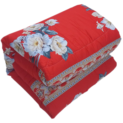 Hometex Comforter White Rose Red image