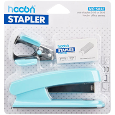 Hoobn Stapler Remover Staple Set Blue image