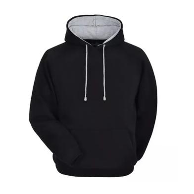 Hoodie Jacket For Men Black and off white image