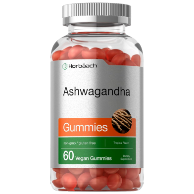 Horbaach Ashwagandha Gummies For Women And Men - 60 Capsules -520673755 image