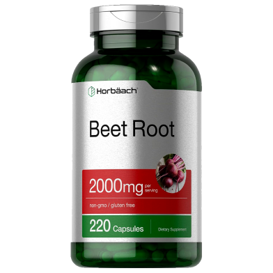 Horbaach Beet Root Powder 2000mg Per Serving - 220 Capsules -523156986 image