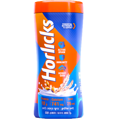 Horlicks Health and Nutrition Drink Jar 500 gm image