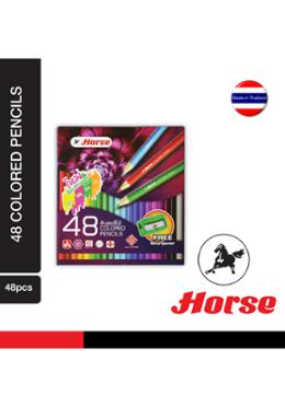 Horse Color Pencil Paper Box (48 Colors) H-2080/48 image