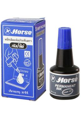 Horse Permanent Refill Ink Blue image