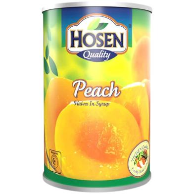 Hosen Quality Peach Halves In Syrup 420gm image