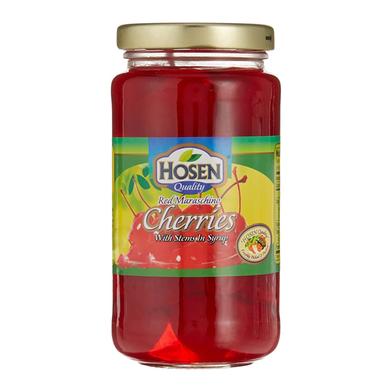 Hosen Quality Red Maraschino Cherries In Syrup 284gm image
