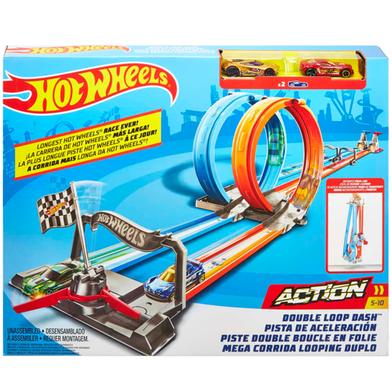 Hot Wheels Double Loop Dash TrackSet image