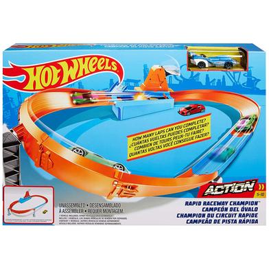 Hot Wheels GJM75 Rapid Raceway Champion Playset Car track Playset Toy image