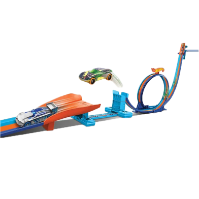 Hot Wheels HPX93 Ultra Hots Downhill Loop Jump Trackset image
