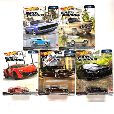 Hot Wheels 2020 Fast & Furious Complete Set of 5 India