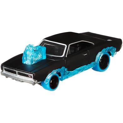 Hot Wheels Premium Single – Ghost Rider Dodge Charger Real Rider Black image
