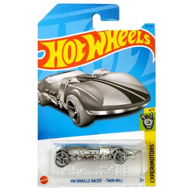 Hot Wheels Regular AVRG – HW Braille Racer – Twin Mill 4/5 And 85/250 – Silver image