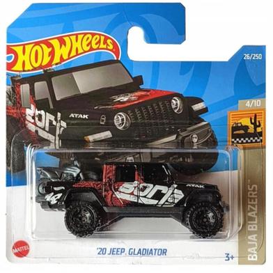 Hot Wheels Regular – 20 Jeep Gladiator 4/10 And 26/250 Black image