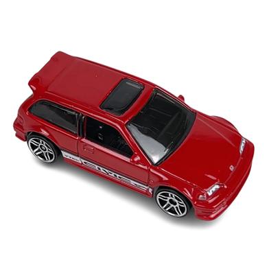 Hot Wheels Regular – 90 Honda Civic EF – 7/10 And 96/250 – Red image