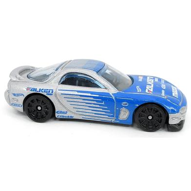 Hot Wheels Regular – 95 Mazda RX-7 – 2/5 – 177/250 –Silver Plus Blue image