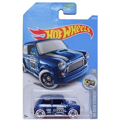 Hot Wheels 333 Regular – Moris mini –2/5 and 137/365 - blue image