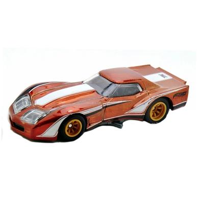 Hot Wheels Super Treasure Hunt (P00423) – Corvette Greenwood – Orange – ( CARD NOT AVAILABLE ) image