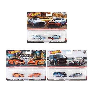 Hot Wheels Twin Pack (P01201) – Supra HKS Skyline Mustang Set of 3 Pack image