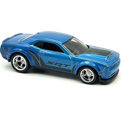 Hot wheels Regular – 18 Dodge Challenger SRT Demon 6/10 And151/250 – Blue image