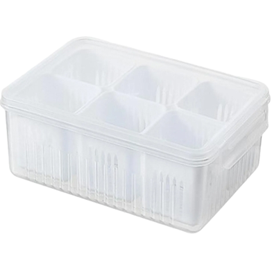 Household Food Storage Box Leakproof for Desk Refrigerator Cabinets Pantry Shelves image
